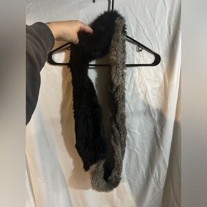 Adrienne Landau Rabbit Fur Infinity Scarf